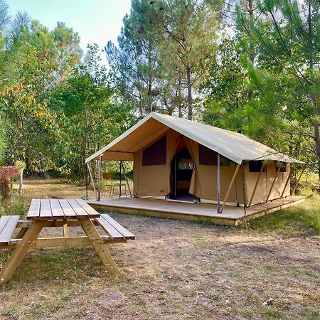 Camping La Kahute - Tente Lodge Au Coeur De La Foret Carcans Buitenkant foto