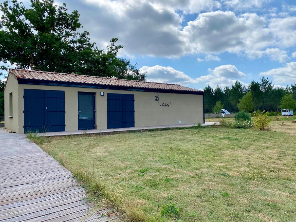 Camping La Kahute - Tente Lodge Au Coeur De La Foret Carcans Buitenkant foto