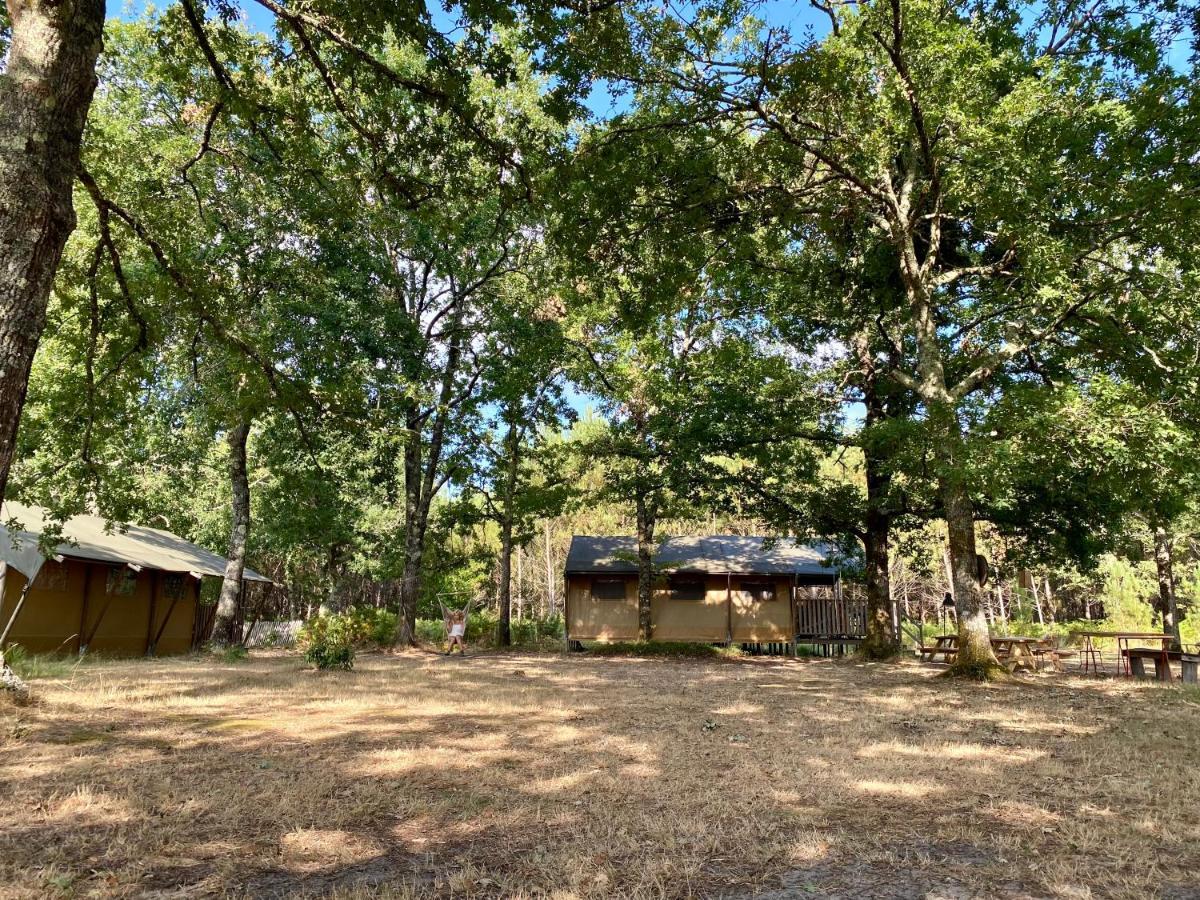 Camping La Kahute - Tente Lodge Au Coeur De La Foret Carcans Buitenkant foto