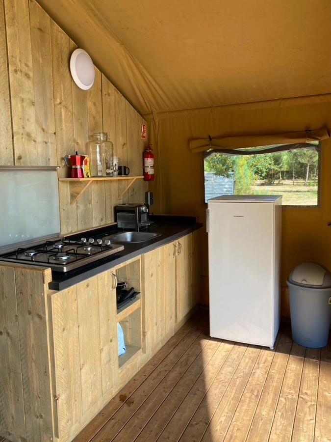 Camping La Kahute - Tente Lodge Au Coeur De La Foret Carcans Buitenkant foto