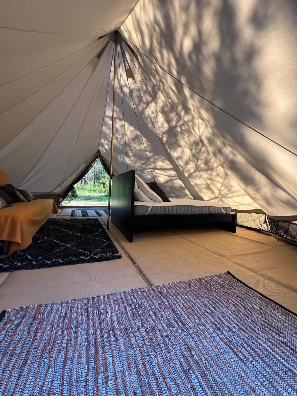 Camping La Kahute - Tente Lodge Au Coeur De La Foret Carcans Buitenkant foto